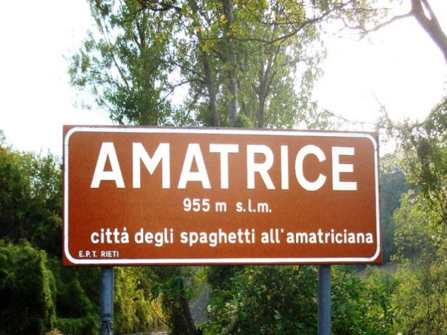 amatrice-street-sign