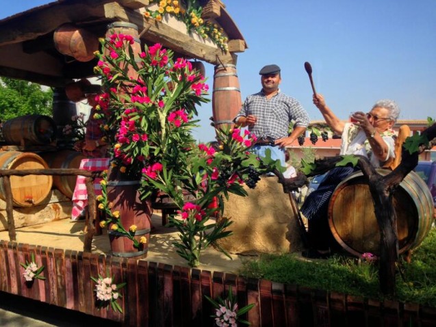 IL CARRO DEL VINO..OLEANDERS OF PAPER