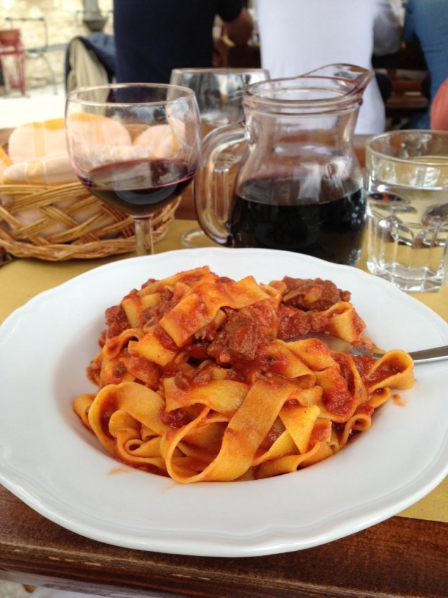 Pappardelle al cinghiale