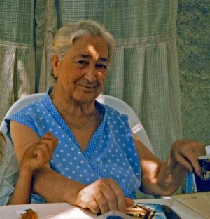 Peperonata recipe holder, Signora Vincenza